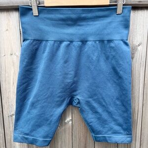 Joy Lab Teal Blue Compression Spandex Bike Shorts